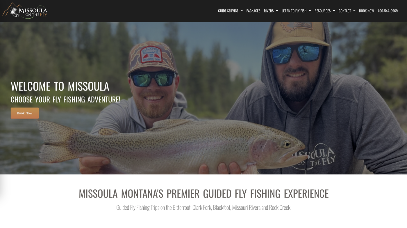 The Lodge at Forest Grove website screenshot showing the homepage hero and navigation